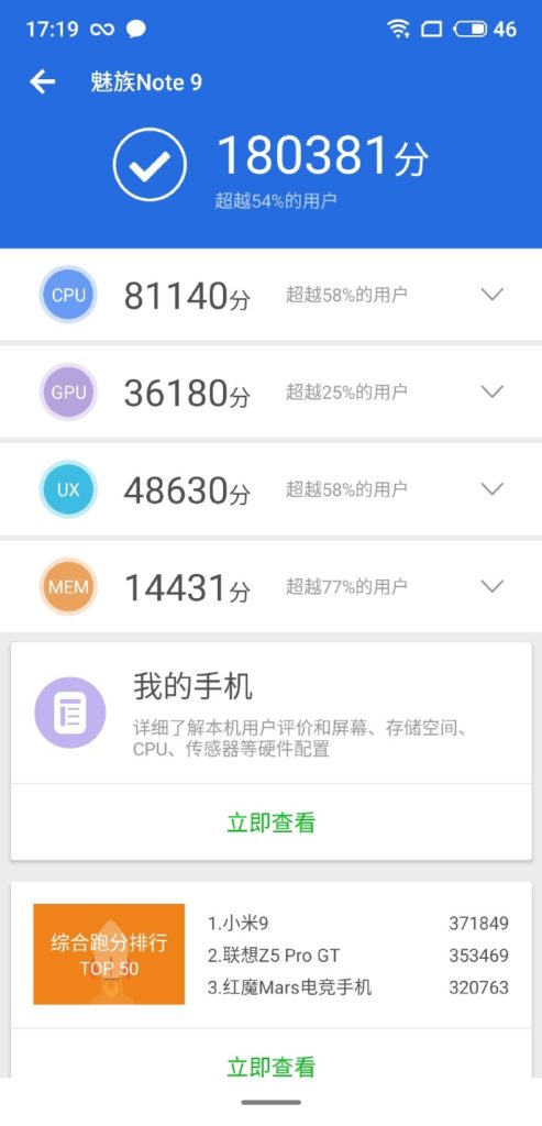 Meizu Note 9