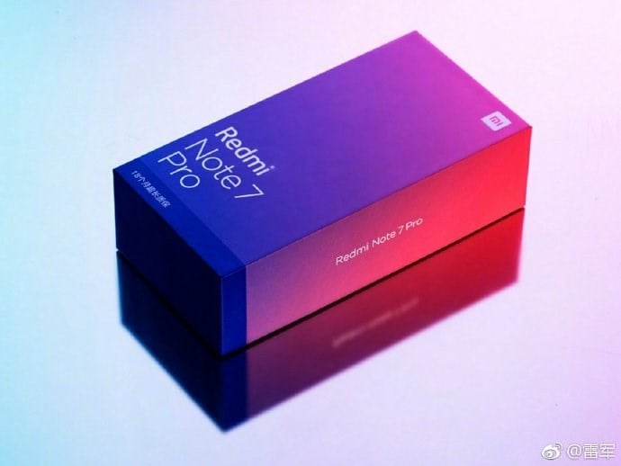 Redmi Note 7 Pro Gradient Retail Box China