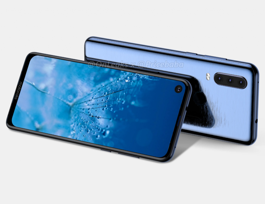 Motorola P40 Note 360degree video renders reveal punchhole display