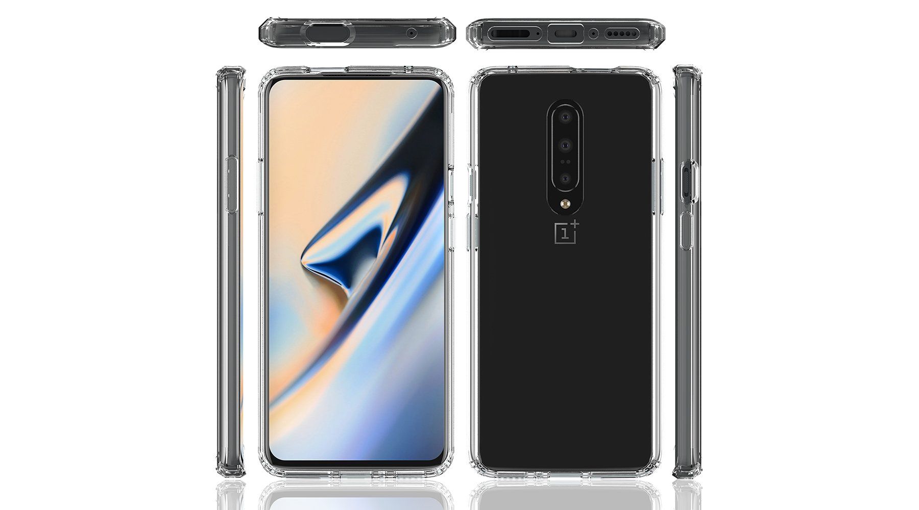 OnePlus 7 case renders reveal design from all angles - Gizmochina