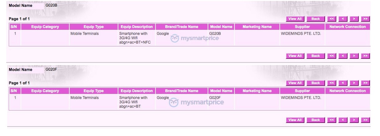Pixel 3a and Pixel 3a XL Singapore IMDA