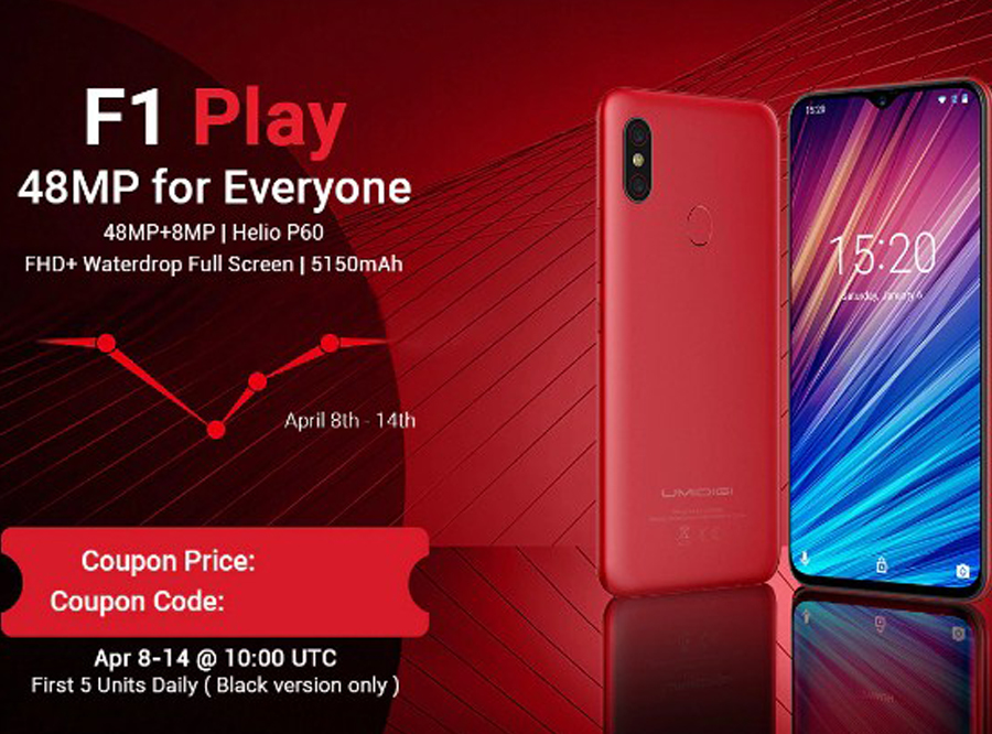 Umidigi F1 Play Deals $99.99