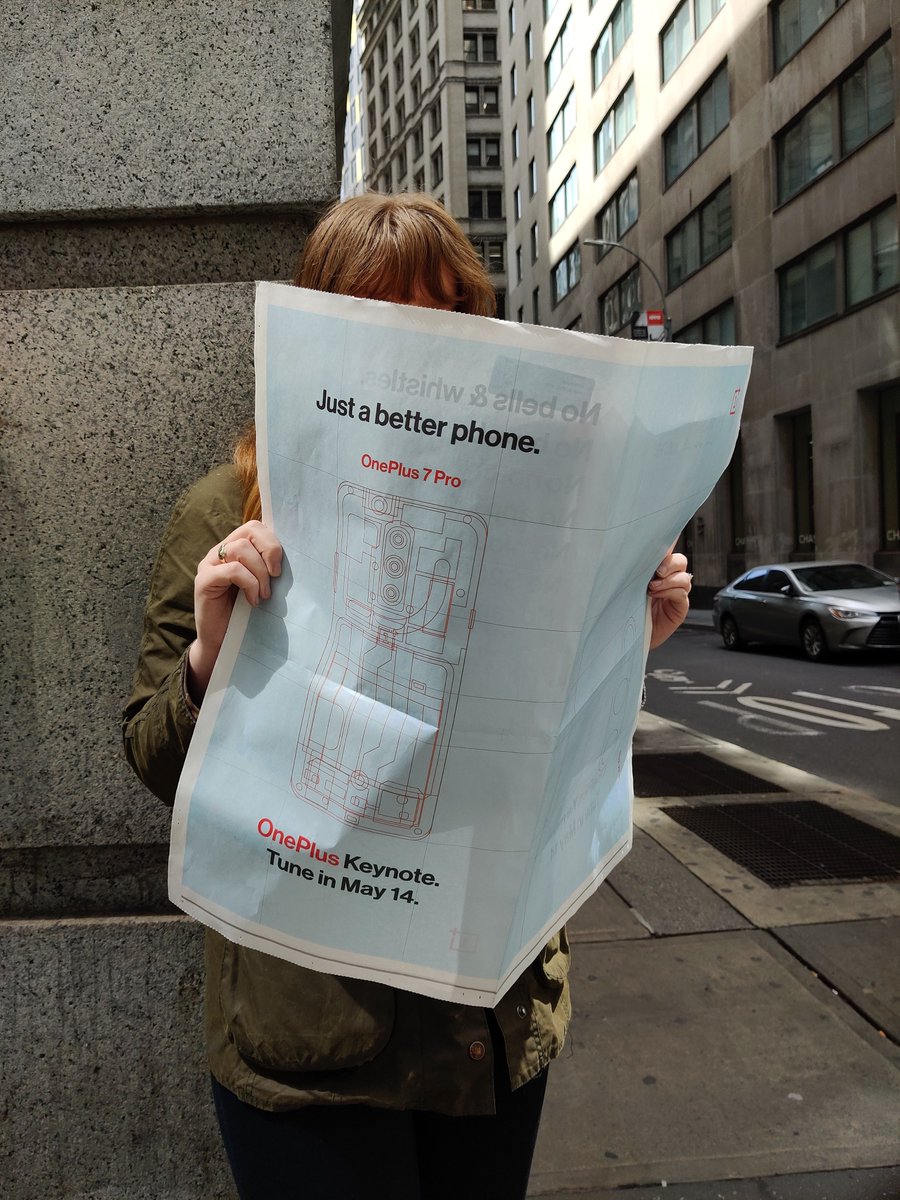 OnePlus 7 Pro Advertisement NYTimes