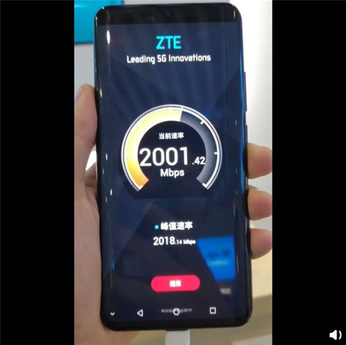 ZTE's 5G smartphone manages to reach 2Gbps speeds in test Gizmochina