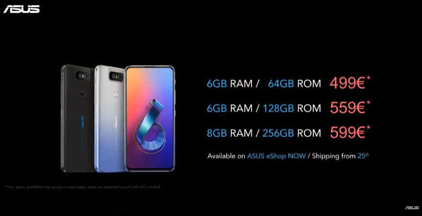 ASUS Zenfone 6 price
