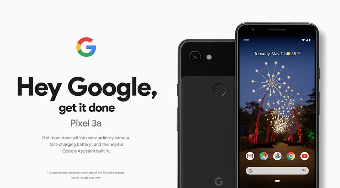 Pixel 3a marketing material
