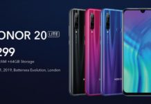 Honor 20 Lite pricing for the European market officially announced honor 20 Lite