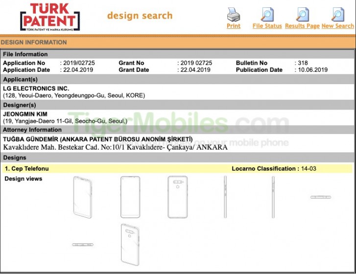 LG patent