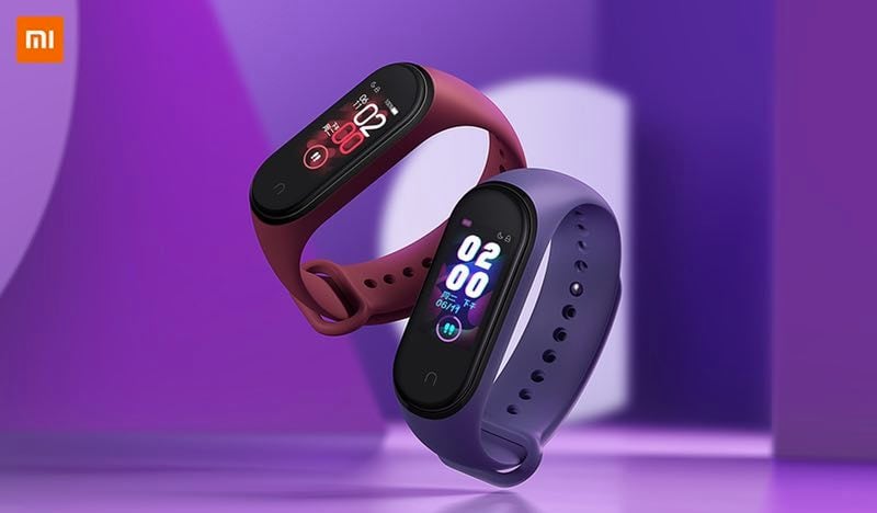 Mi Band 4 press renders