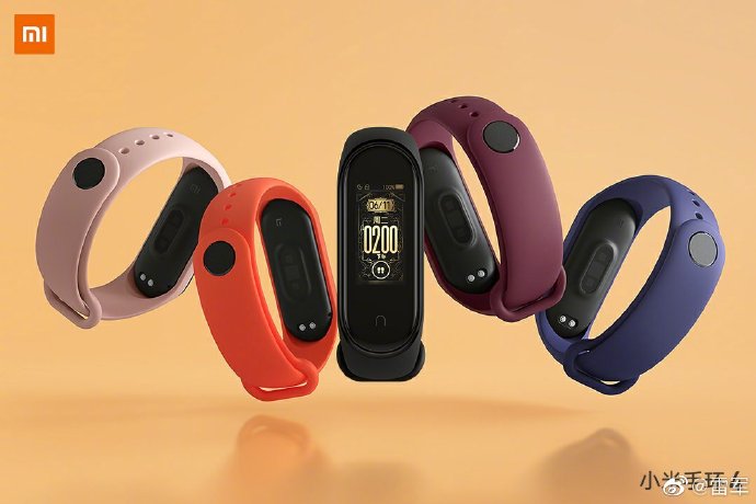 Mi Band 4 press renders d