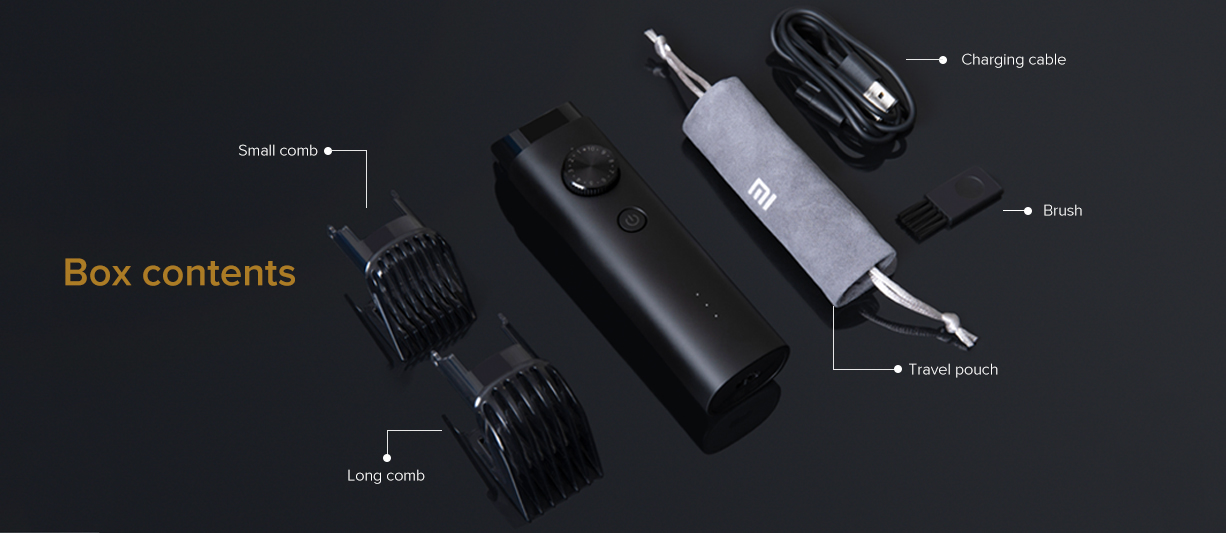 mi beard trimmer ipx7 washable body