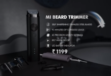 Xiaomi India announces Mi Beard Trimmer, costs INR 1199 (~$17) Mi Beard Trimmer featured