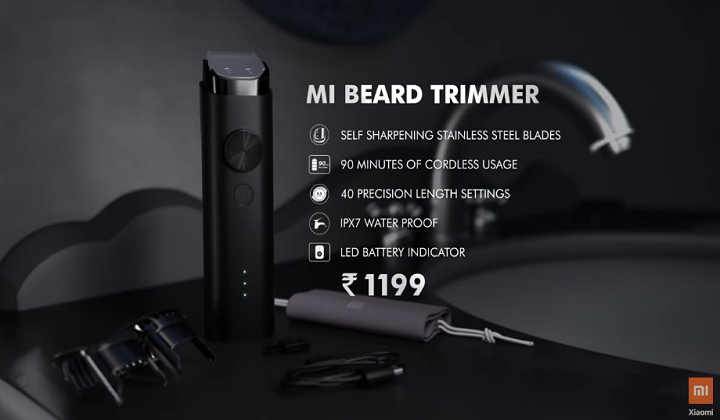 xiaomi beard trimmer