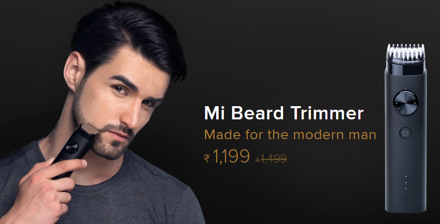 mi beard trimmer ipx7 washable body price