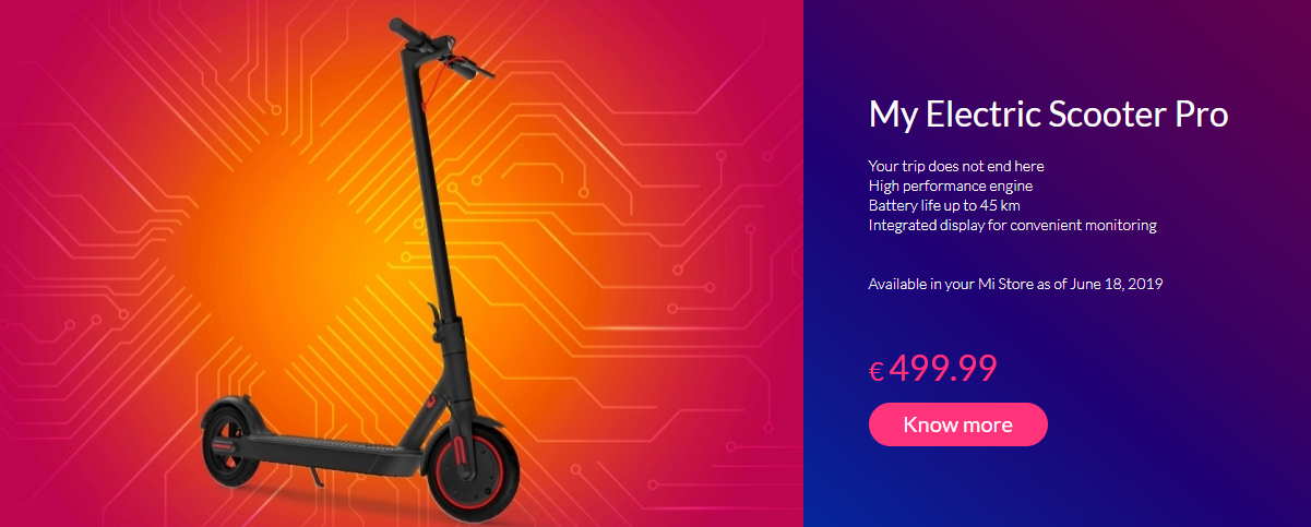 Mi Electric Scooter Pro