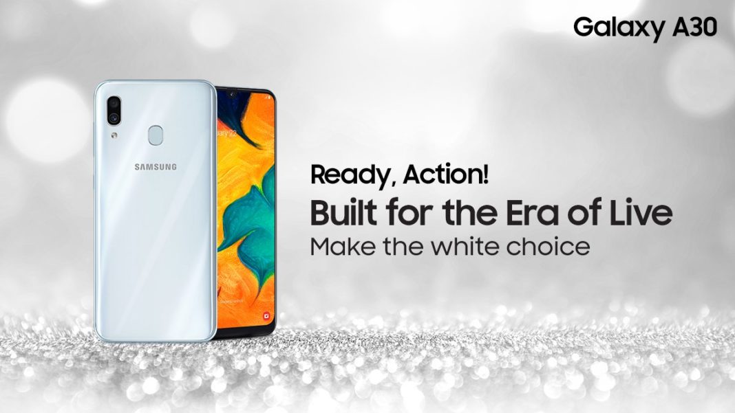 samsung a30 price white colour