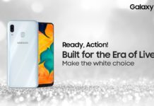 Samsung Galaxy A30 gets White color option in India Samsung Galaxy A30 White Color