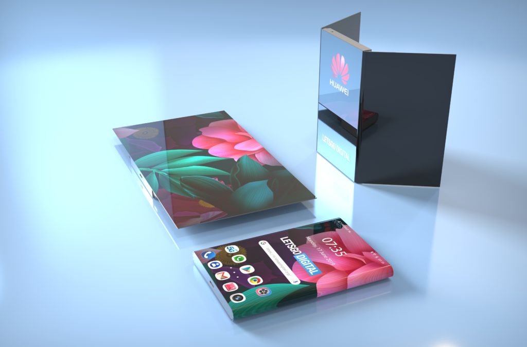 Huawei patents a new foldable smartphone design - Gizmochina