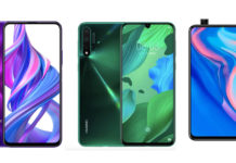Honor 9X Pro vs Huawei P Smart Z vs Huawei Nova 5: Specs Comparison