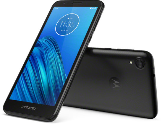 Moto E6 Starry Black