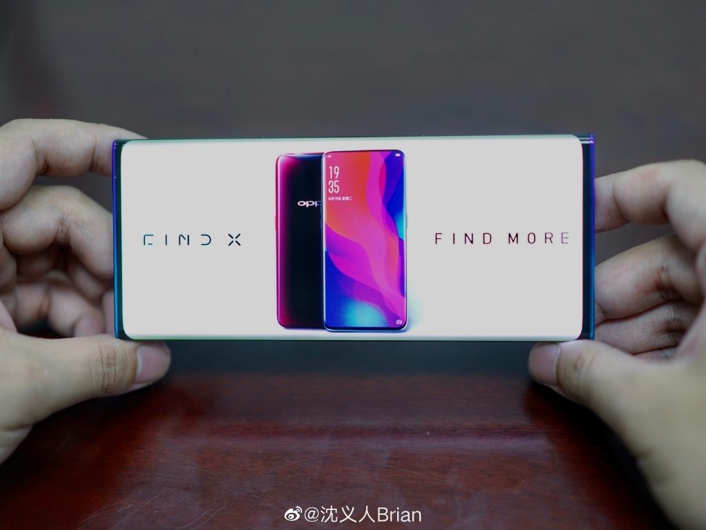 OPPO phone with Waterfall Screen