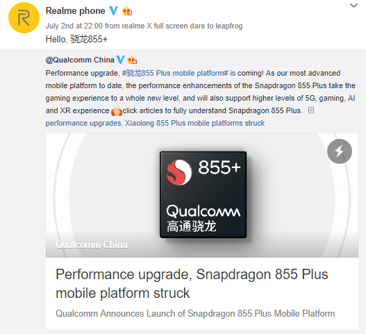 Realme Snapdragon 855+