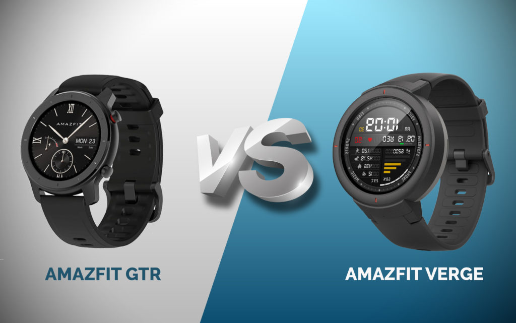 amazfit gtr vs amazfitverge