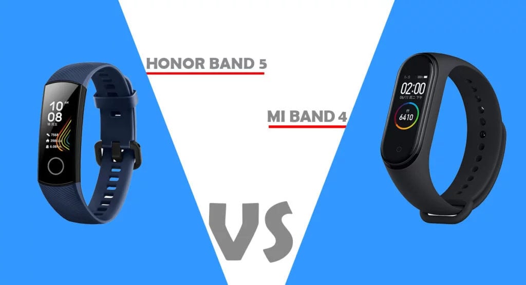 mi band 4 vs charge 3