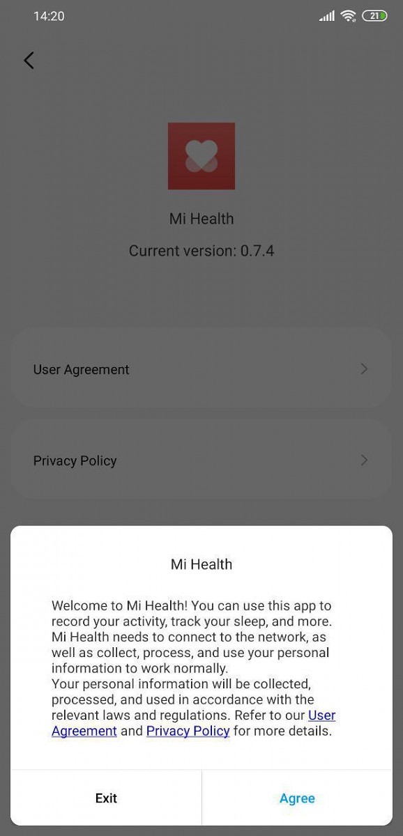 Mi Health App