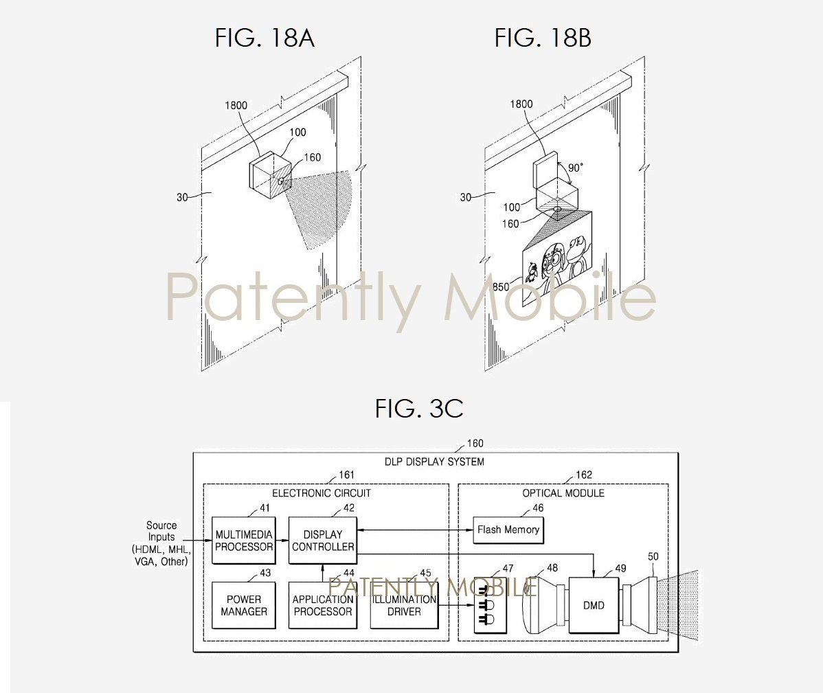 Samsung Projector Accessory Patent