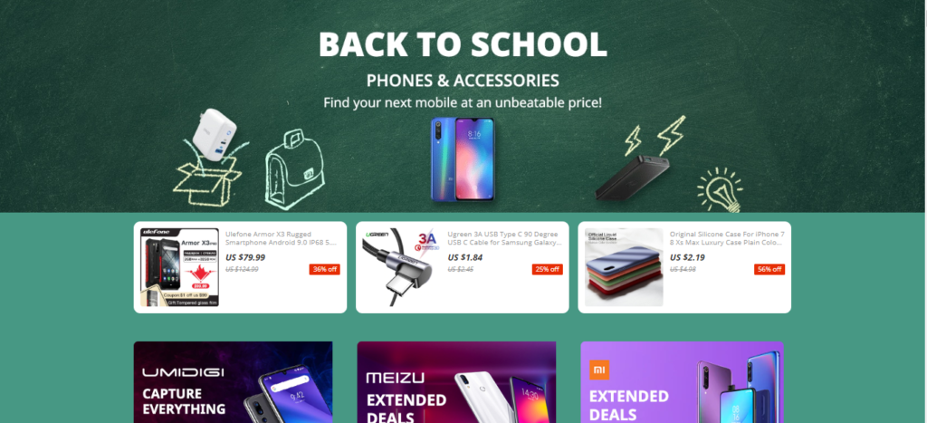 AliExpress Back to School