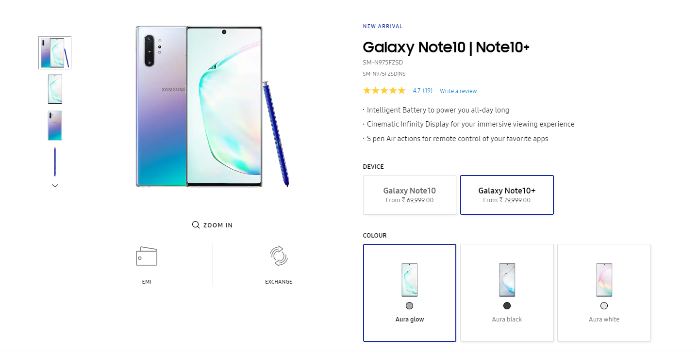 Galaxy Note10 pre-order