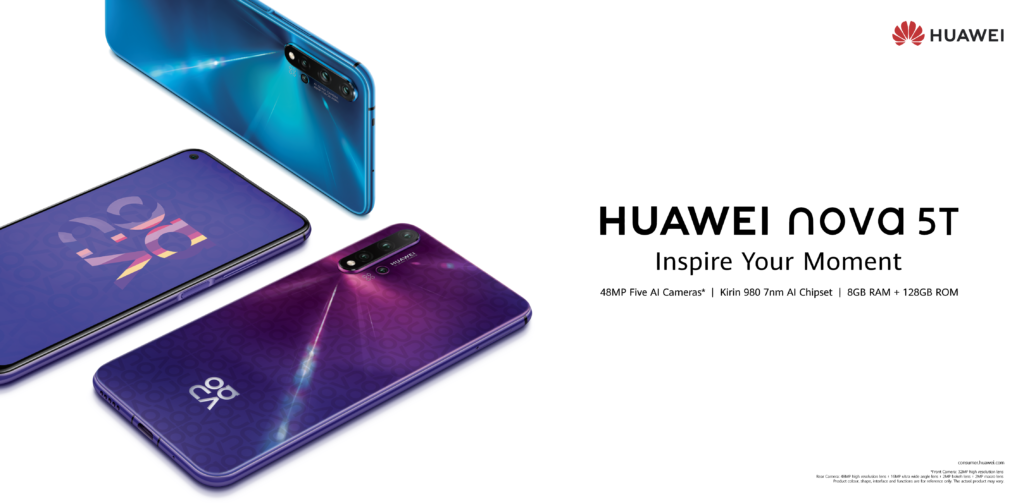 Huawei Nova 5T is official with Kirin 980, 8GB RAM and quad cameras ...