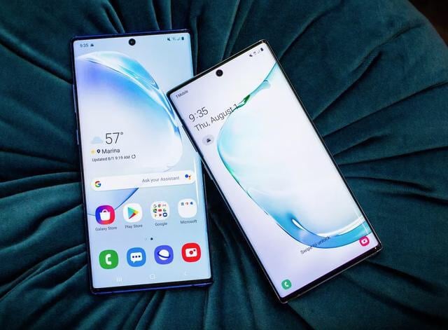samsung galaxy note 10 and samsung galaxy note 10 plus