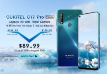Oukitel C17 Pro: The most affordable triple camera phone starts presale soon! Oukitel C17 Pro