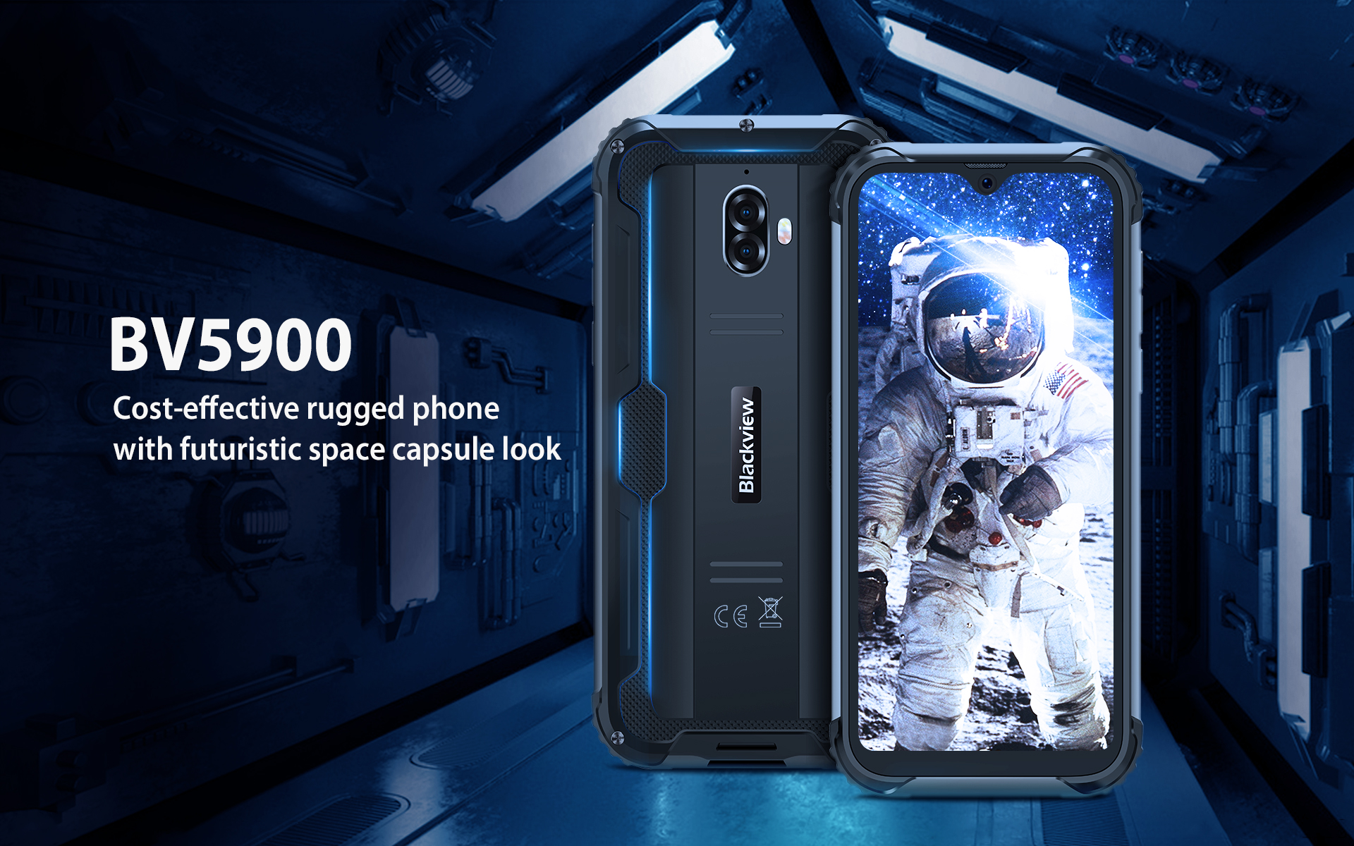 Blackview's new rugged phone BV5900 featured in a specs overview video