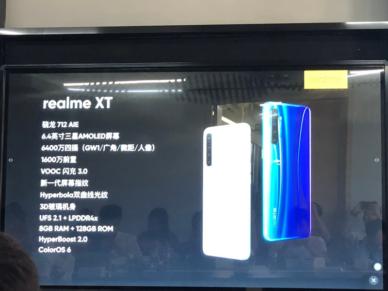 Bocoran spesifikasi Realme XT.