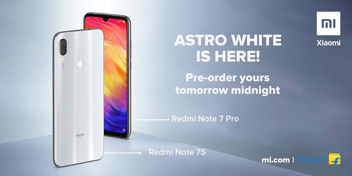 Redmi Note 7 series Astro White