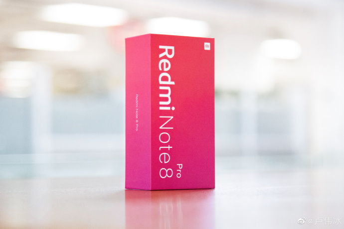 Redmi Note 8 Pro's retail box