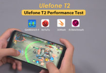 Ulefone T2 performs blazingly fast in the performance test (video)