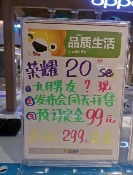 Honor 20 SE Poster Leak