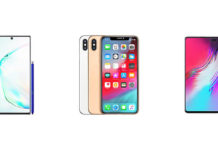 Samsung Galaxy Note 10+ vs iPhone Xs Max vs Samsung Galaxy S10 5G: Specs Comparison
