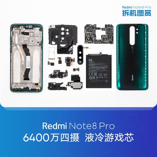 Redmi Note 8 Pro Teardown Tips Heat-Pipe Cooling System, Qualcomm Quick  Charge Support, Hybrid SIM Slot and More