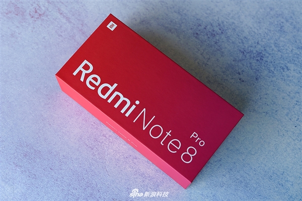 Kardus resmi Redmi Note 8 Pro.