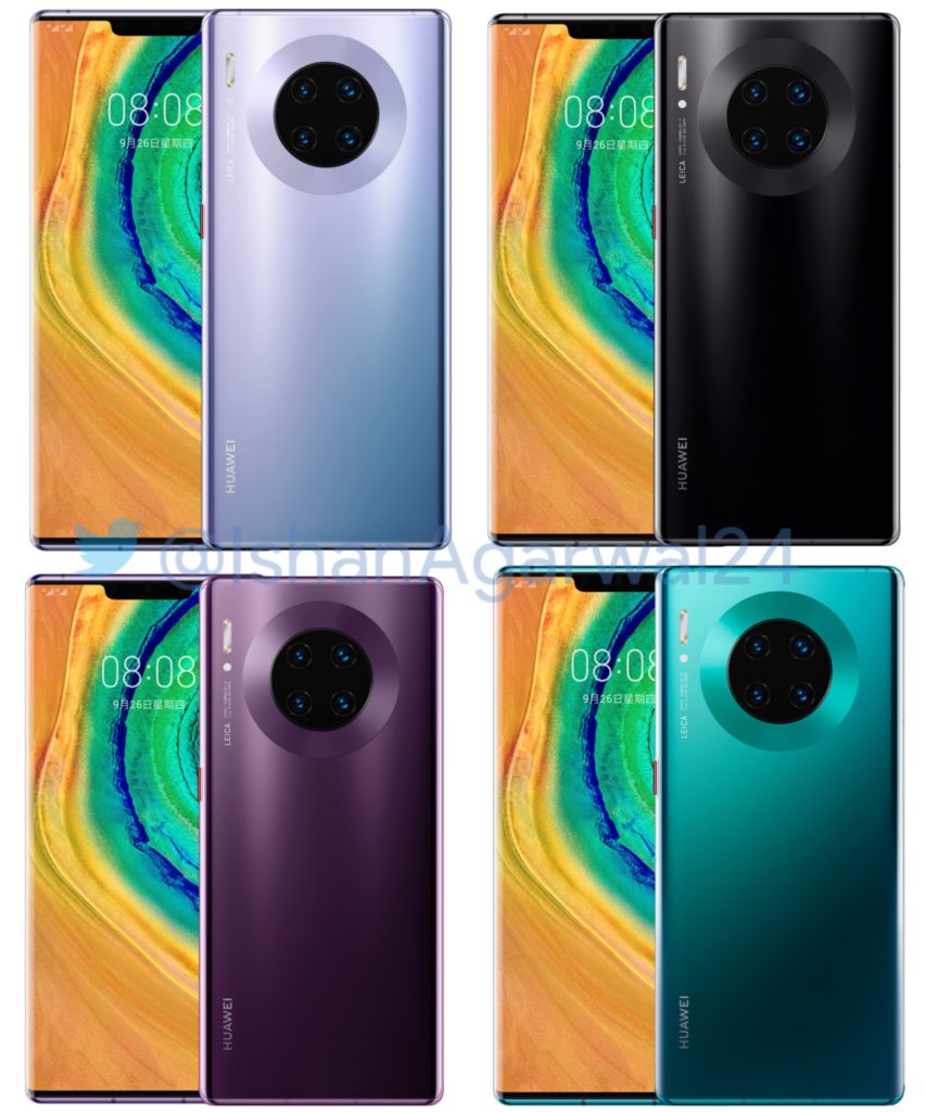 Mate 30 Pro Renders by Ishan