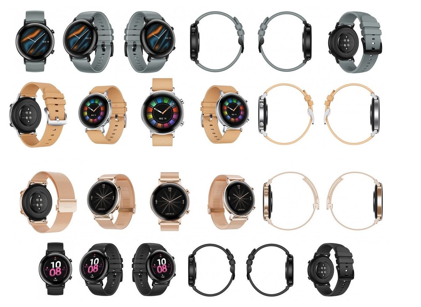 Huawei Watch GT 2 all colors