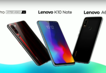 Lenovo A6 Pro and the flagship Z6 Pro go on sale in India via Flipkart Lenovo Z6 Pro, K10 Note and A6 Note