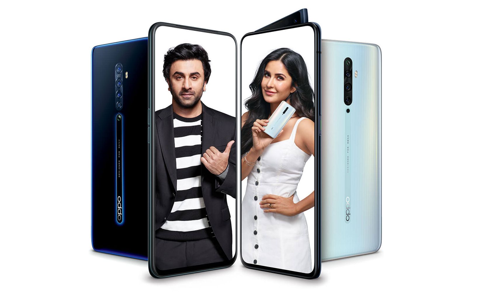 OPPO Reno2 Z (left) and Reno2 F (right)