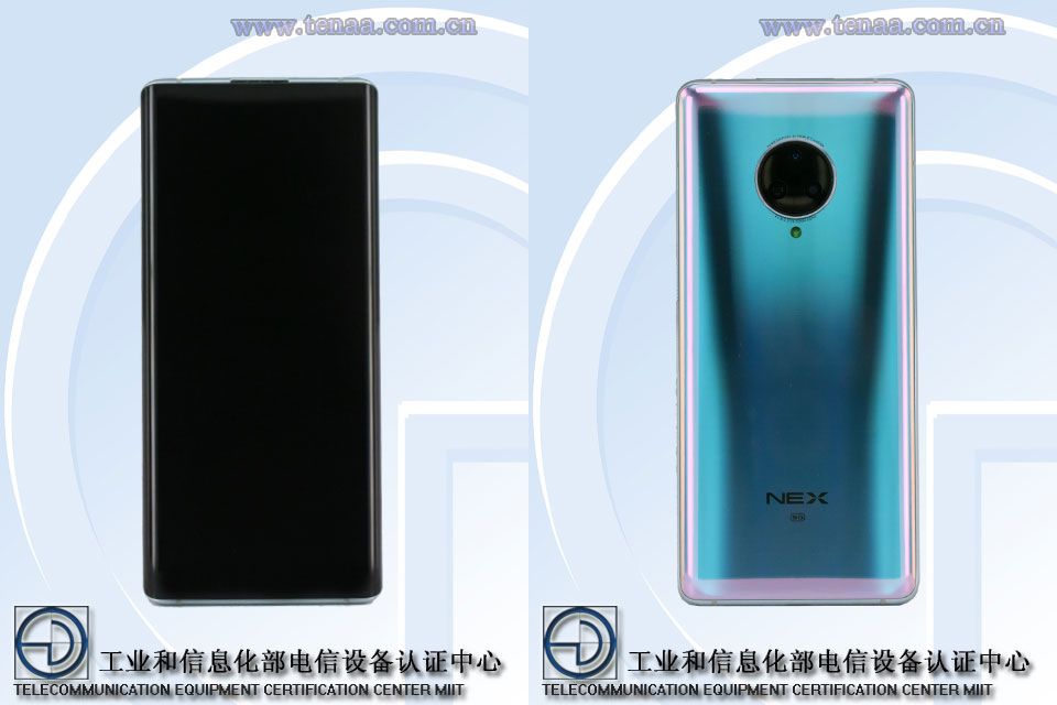Vivo NEX 3 official renders show the curvature of its display  