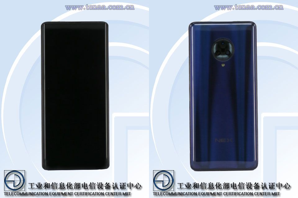 Vivo NEX 3 V1923A TENAA